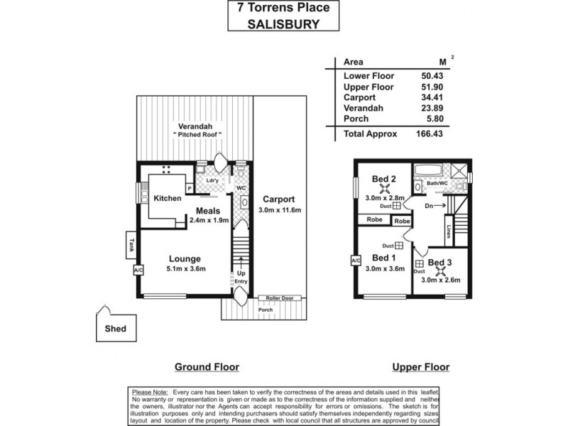 7 Torrens Place, Salisbury SA 5108 Floorplan