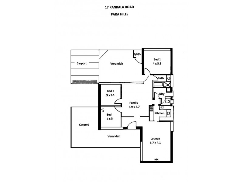 17 Pankala Road, Para Hills SA 5096 Floorplan