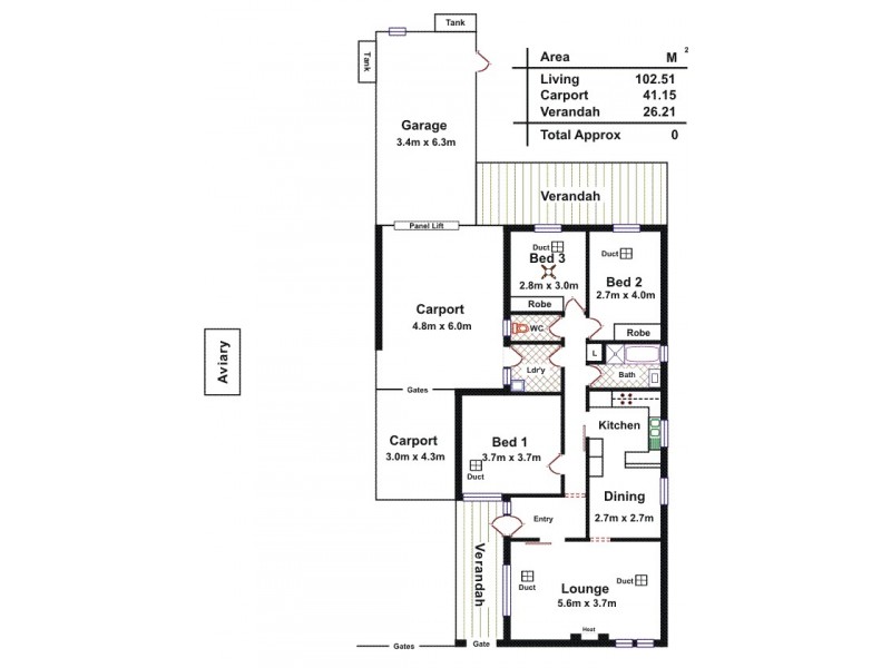 11 Devon Drive, Salisbury SA 5108 Floorplan