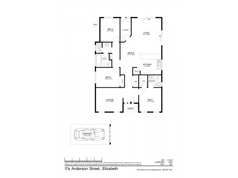 17A Anderson Street, Elizabeth East SA 5112 Floorplan