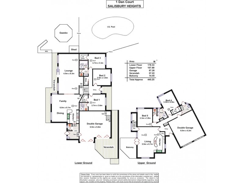 1 Dan Court, Salisbury Heights SA 5109 Floorplan