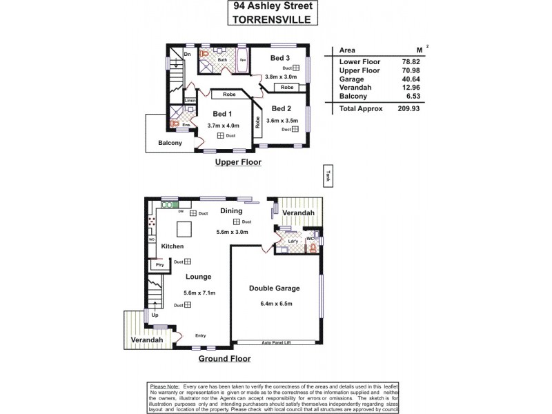 94 Ashley Street, Torrensville SA 5031 Floorplan