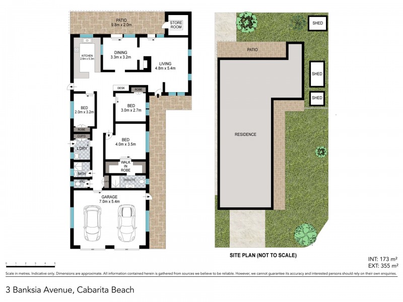 3 Banksia Avenue, Cabarita Beach NSW 2488 Floorplan