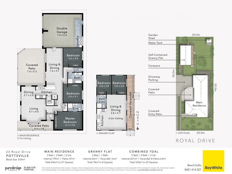 23 Royal Drive, Pottsville NSW 2489 Floorplan