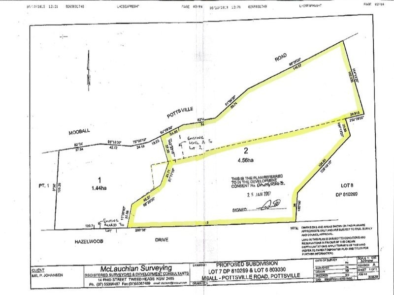 1032 Pottsville Rd, Pottsville NSW 2489 Floorplan