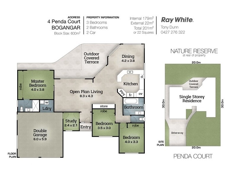 4 Penda Crt, Cabarita Beach NSW 2488 Floorplan