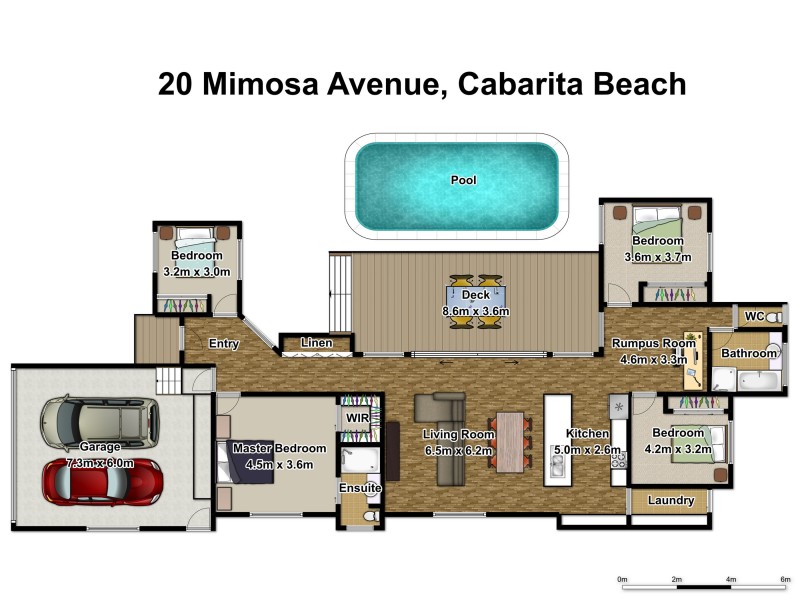 20 Mimosa Avenue, Cabarita Beach NSW 2488 Floorplan