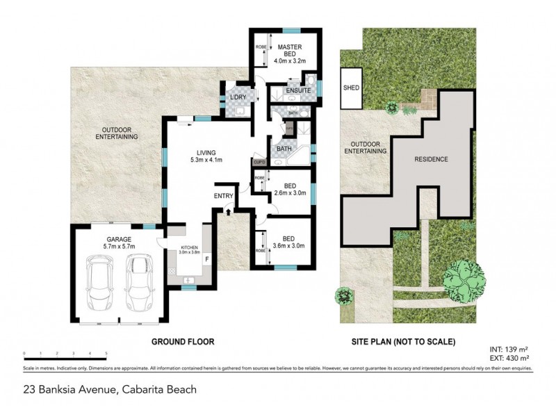 23 Banksia Avenue, Cabarita Beach NSW 2488 Floorplan