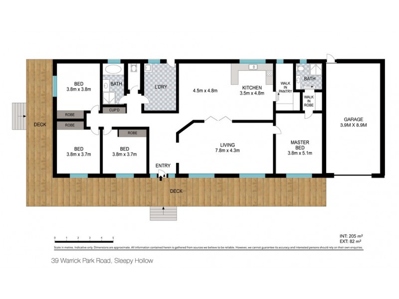 39 Warwick Park Rd, Sleepy Hollow NSW 2483 Floorplan