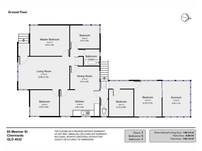 65 Meemar Street, Chermside QLD 4032 Floorplan