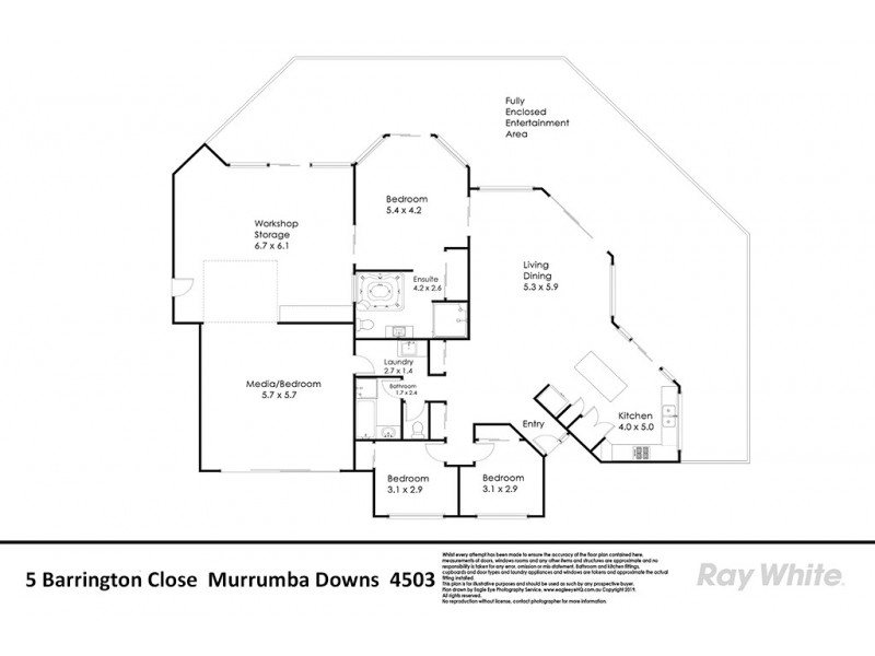 5 Barrington Close, Murrumba Downs QLD 4503 Floorplan