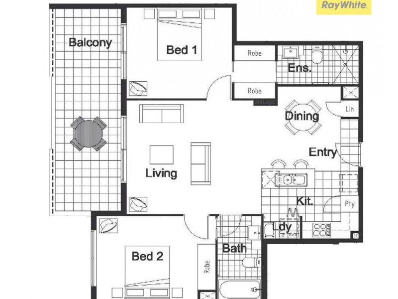Unit 410 / 392 Hamilton, Chermside QLD 4032 Floorplan