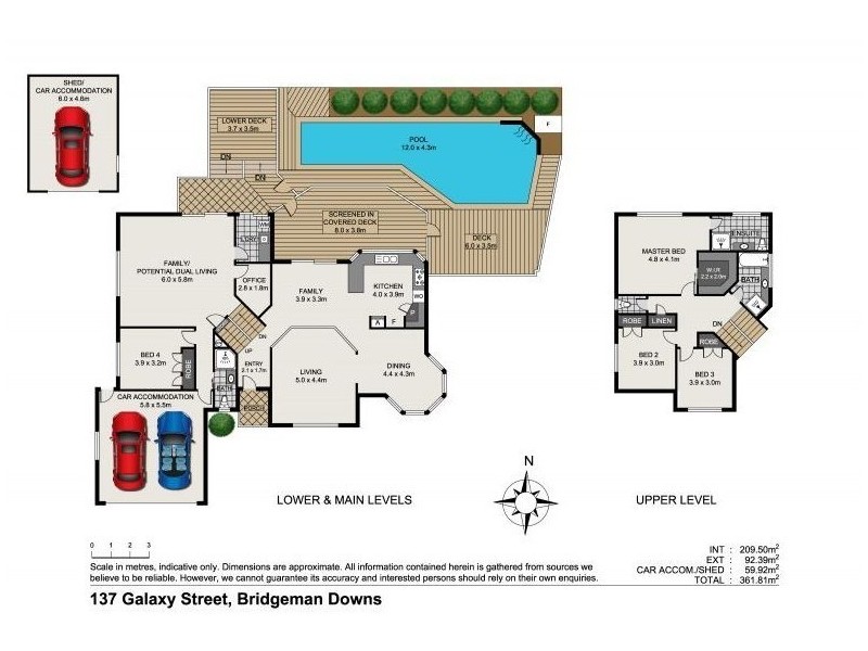 137 Galaxy Street, Bridgeman Downs QLD 4035 Floorplan
