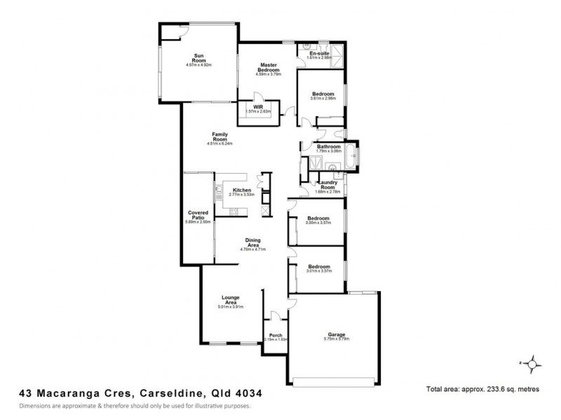 43 Macaranga Crescent, Carseldine QLD 4034 Floorplan