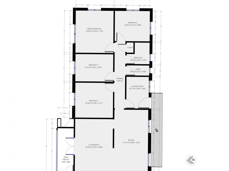23 Swanwick Street, Zillmere QLD 4034 Floorplan