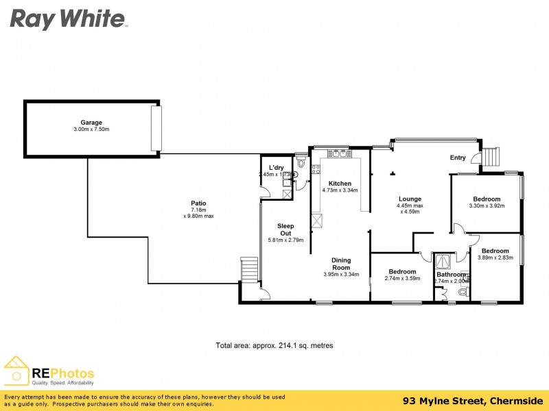 93 Mylne Street, Chermside QLD 4032 Floorplan