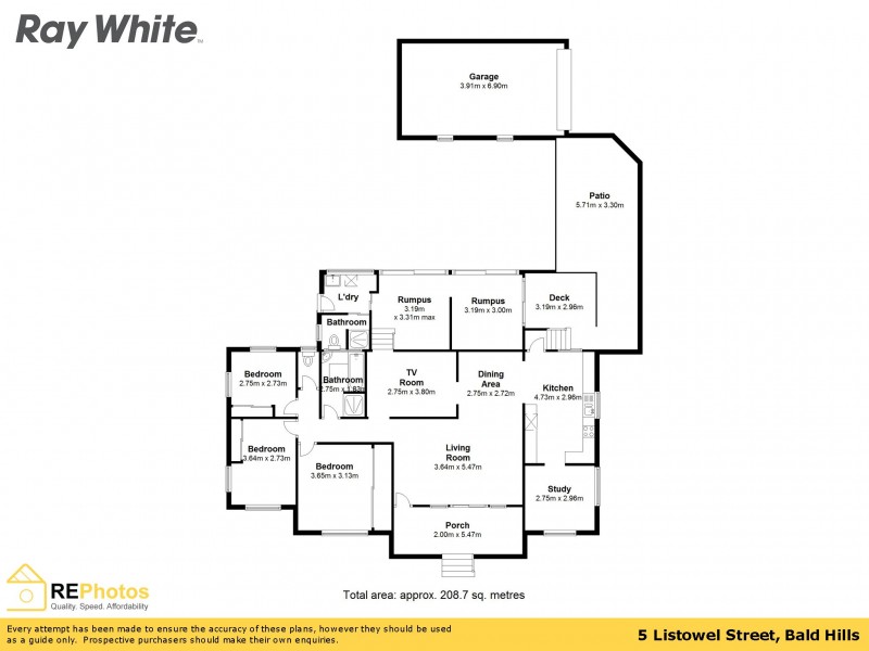 5 Listowel Street, Bald Hills QLD 4036 Floorplan