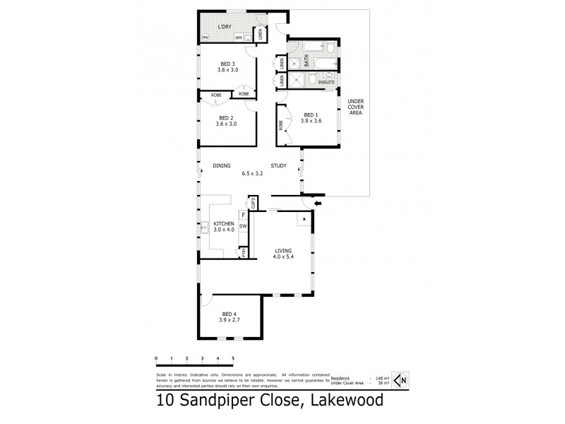 10 Sandpiper Close, Lakewood NSW 2443 Floorplan