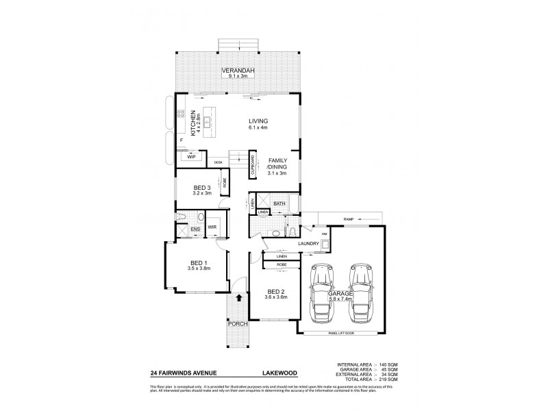 24 Fairwinds Avenue, Lakewood NSW 2443 Floorplan