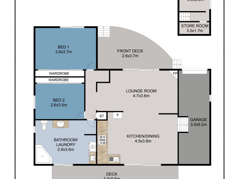 514 Ocean Drive, North Haven NSW 2443 Floorplan