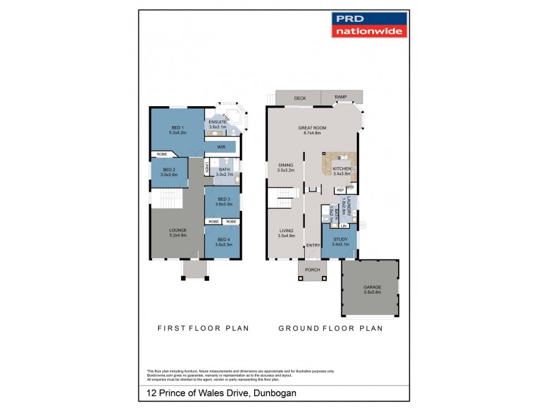 12 Prince of  Wales Drive, Dunbogan NSW 2443 Floorplan