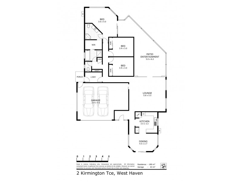 2 Kirmington Terrace, Laurieton NSW 2443 Floorplan
