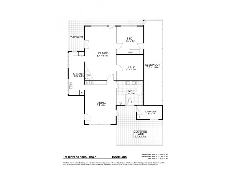 107 Riddles Brush Road, Moorland NSW 2443 Floorplan