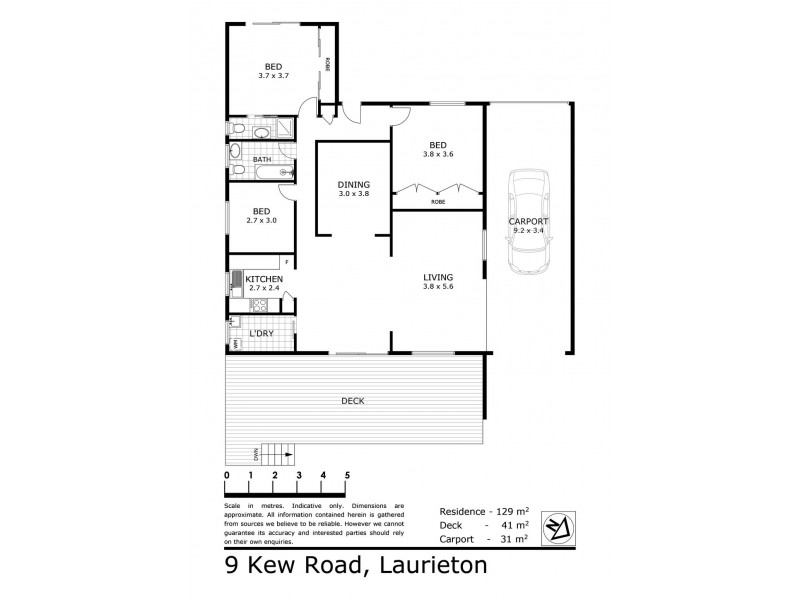 9 Kew Road, Laurieton NSW 2443 Floorplan