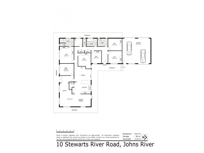 10 Stewarts River Road, Johns River NSW 2443 Floorplan