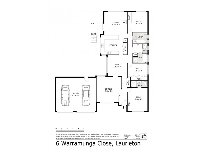 6 Warramunga Close, West Haven NSW 2443 Floorplan