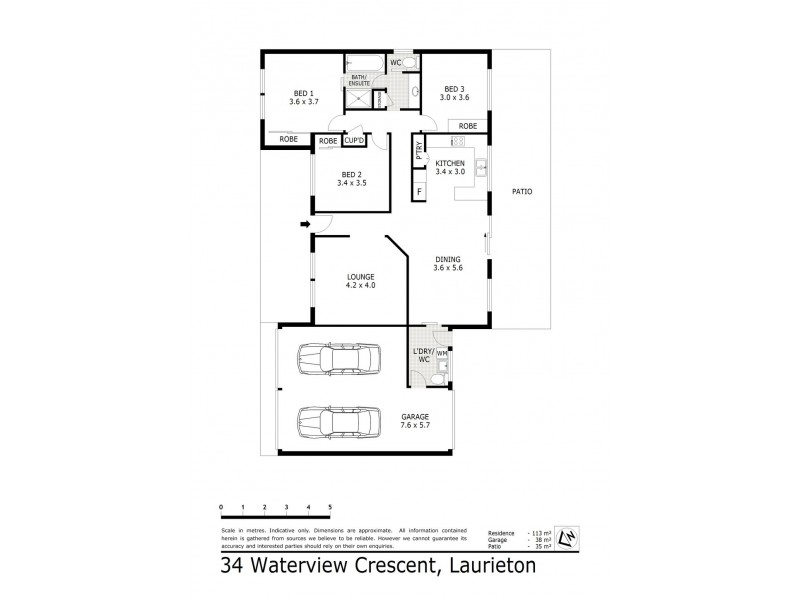 34 Waterview Crescent, West Haven NSW 2443 Floorplan