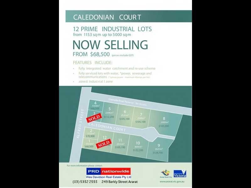 Caledonian Court Industrial Estate, Ararat VIC 3377