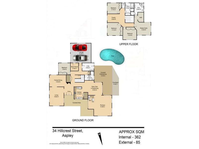 34 Hillcrest Street, Aspley QLD 4034 Floorplan