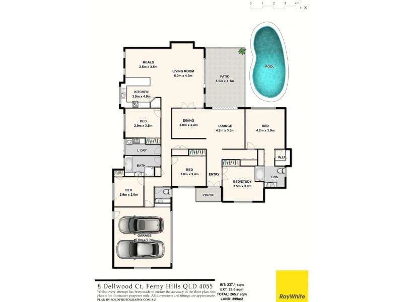 8 Dellwood Court, Ferny Hills QLD 4055 Floorplan