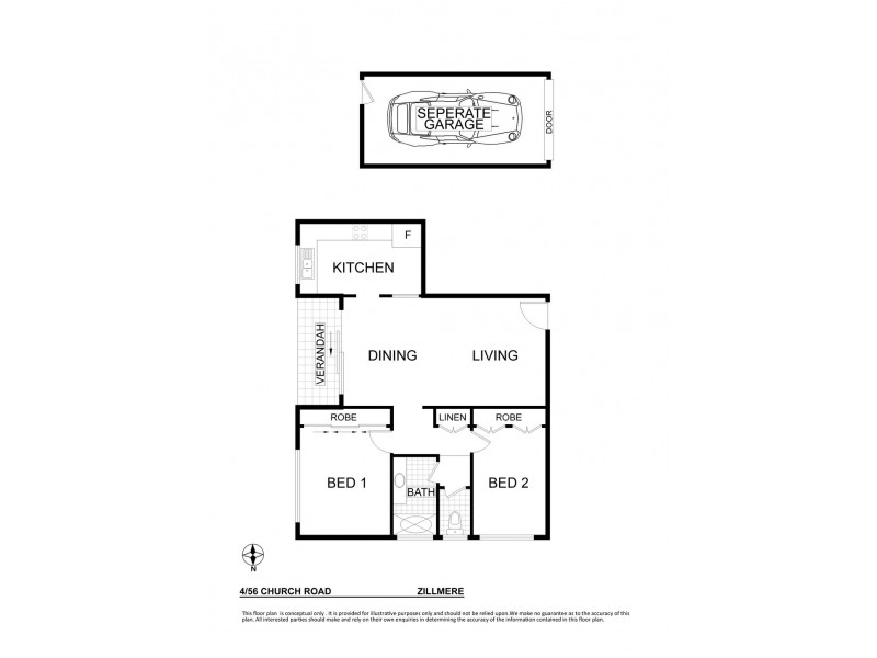 4/56 Church Road, Zillmere QLD 4034 Floorplan