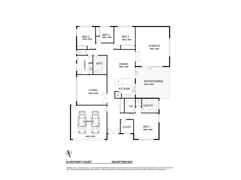 19 Anthony Court, Deception Bay QLD 4508 Floorplan