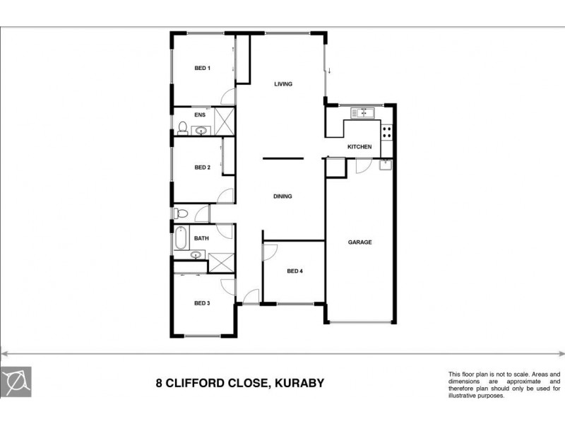 8 Clifford Close, Kuraby QLD 4112 Floorplan