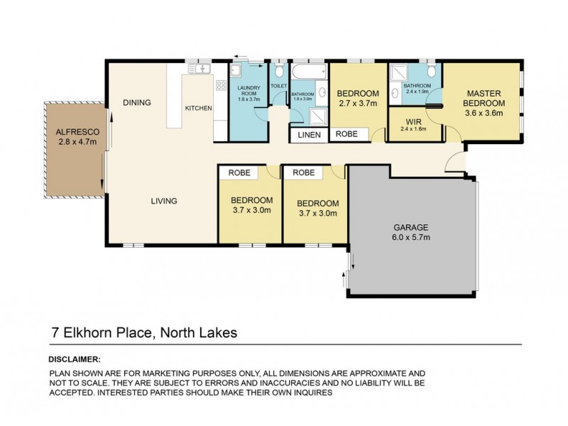 7 Elkhorn Court, North Lakes QLD 4509 Floorplan