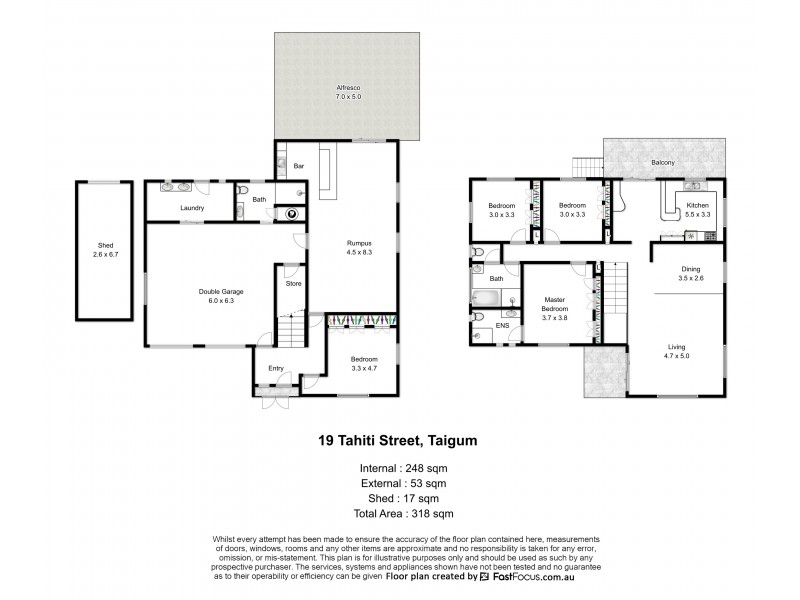 19 Tahiti Street, Taigum QLD 4018 Floorplan