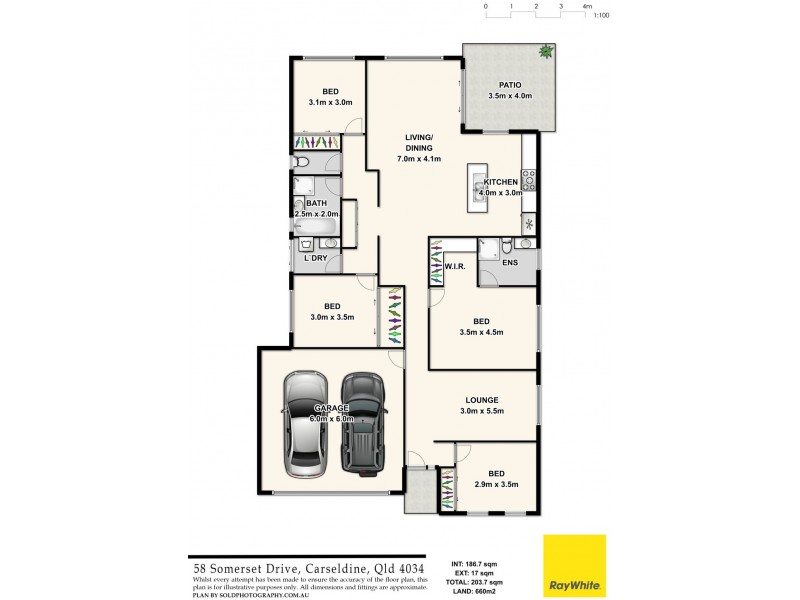 58 Somerset Drive, Carseldine QLD 4034 Floorplan