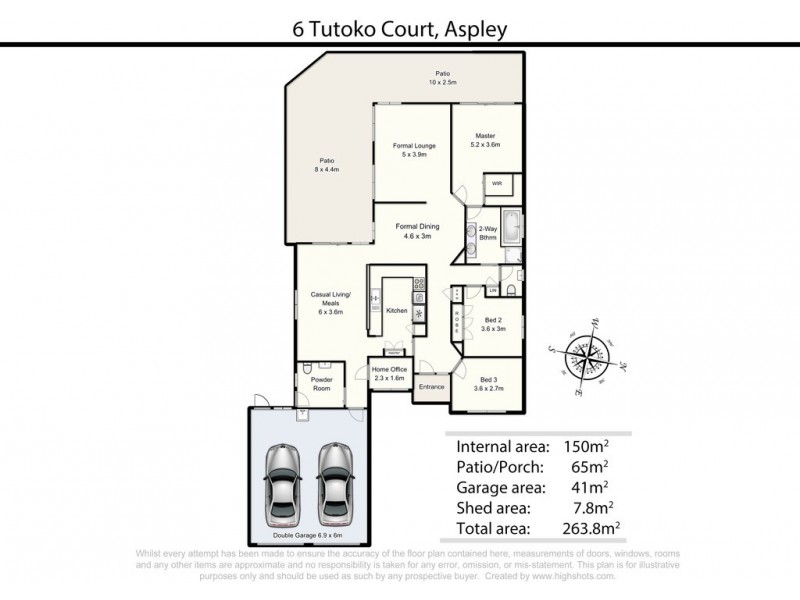 6 Tutoko Court, Aspley QLD 4034 Floorplan