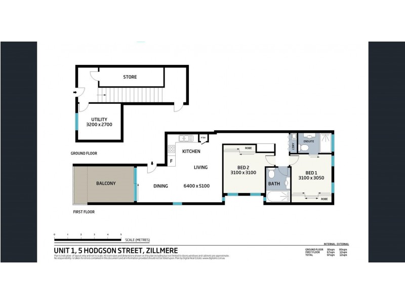 1/5 Hodgson Street, Zillmere QLD 4034 Floorplan