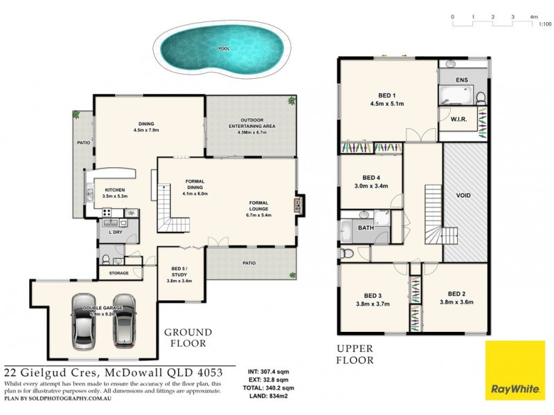 22 Gielgud Crescent, Mcdowall QLD 4053 Floorplan