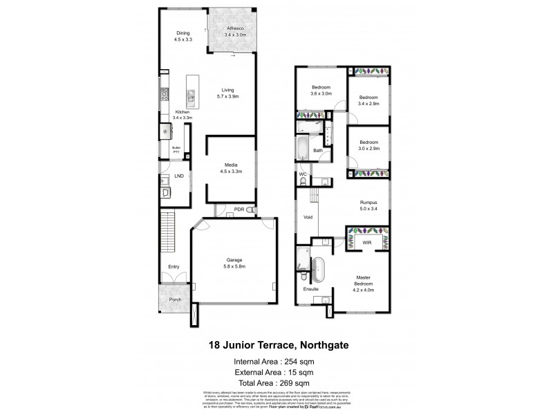 18 Junior Terrace, Northgate QLD 4013 Floorplan