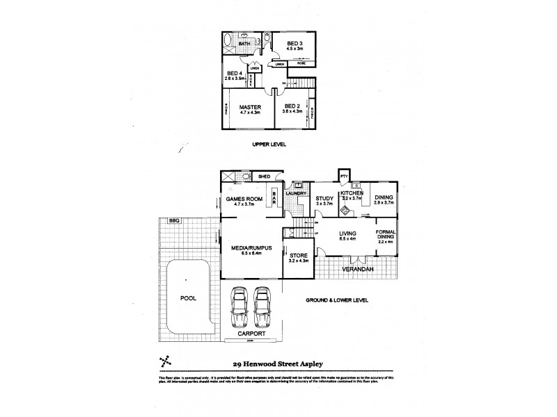 29 Henwood Street, Aspley QLD 4034 Floorplan