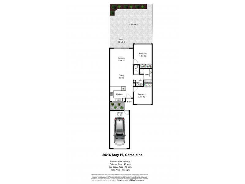 20/16 Stay Place, Carseldine QLD 4034 Floorplan