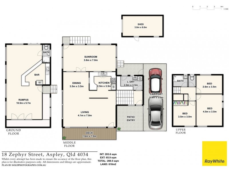 18 Zephyr Street, Aspley QLD 4034 Floorplan
