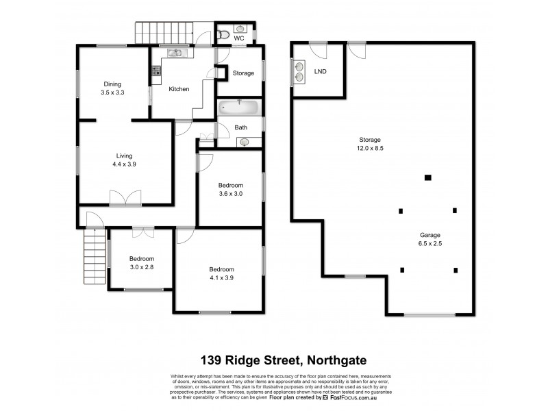 139 Ridge Street, Northgate QLD 4013 Floorplan