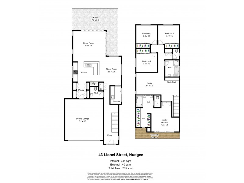 43 Lionel Street, Nudgee QLD 4014 Floorplan