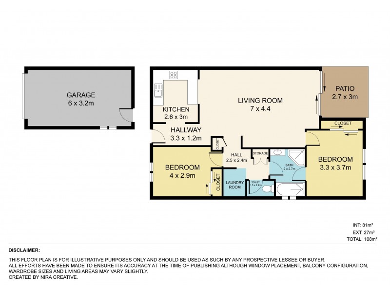2/22 Railton Street, Aspley QLD 4034 Floorplan